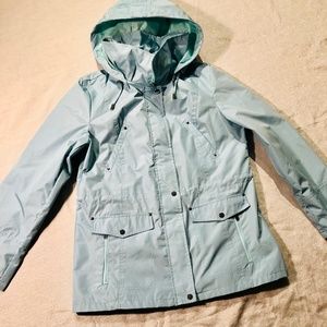 Glacier Blue Rain Coat